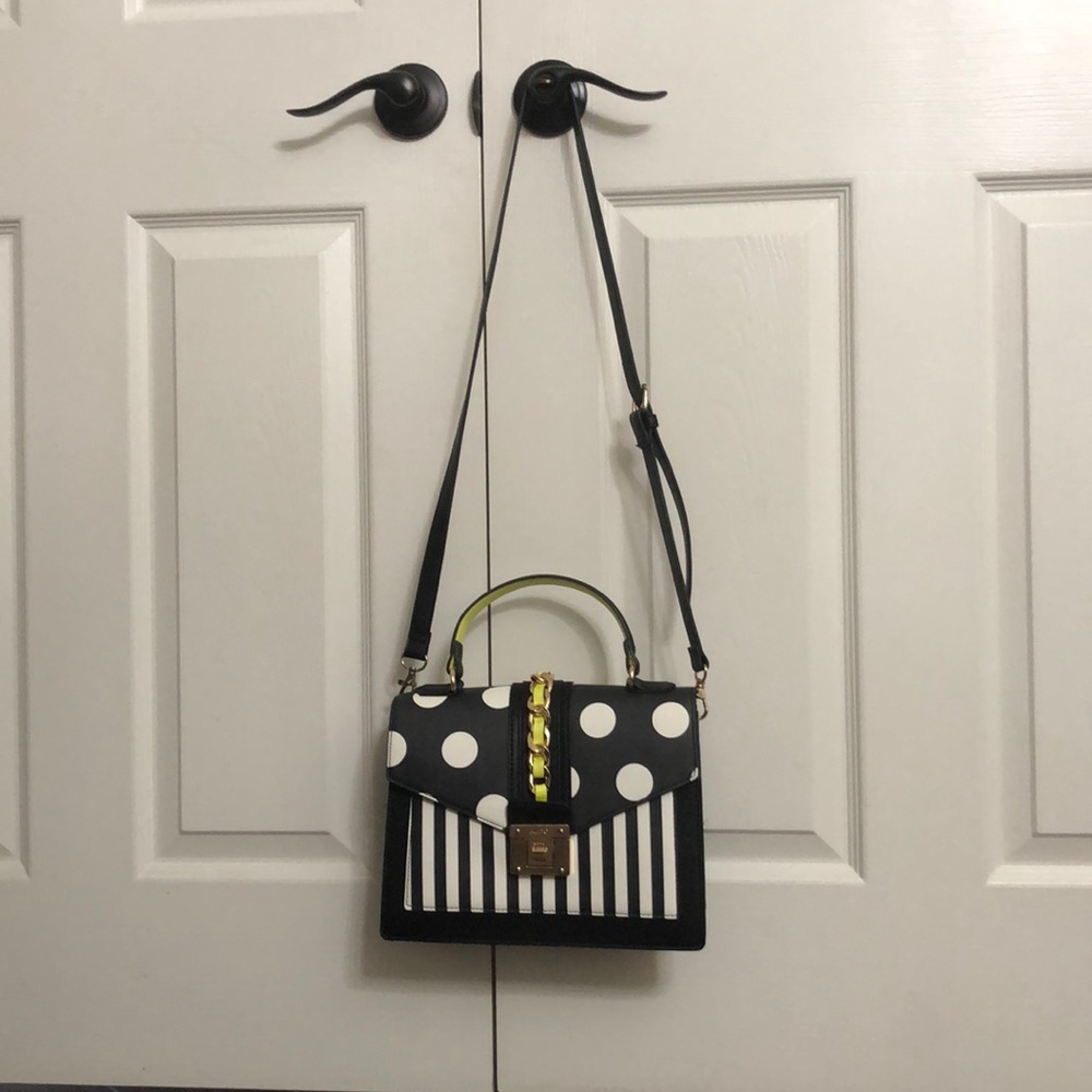 Crossbody/handbag ALDO bag!! Polka dots/strips!